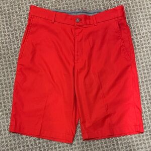 Men's Red Walter Hagen golf shorts